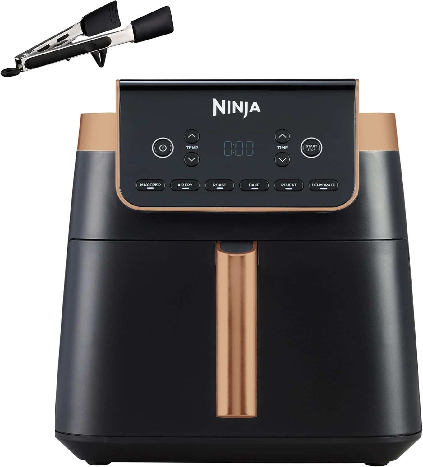 Ninja MAX PRO AF180EUCP — freidora de aire 6,2L negro/cobre